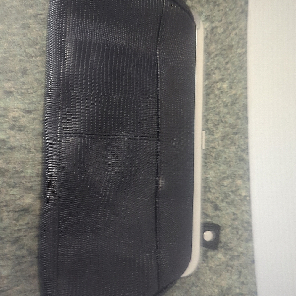 Apostrophe Clutch Purse with Detachable Chain strap